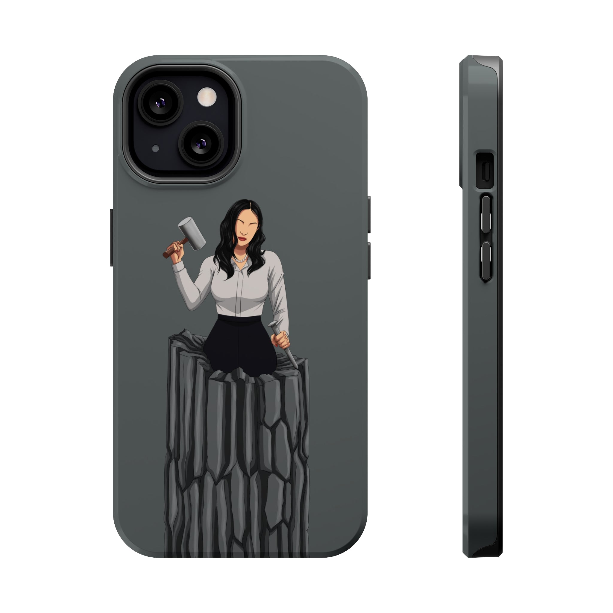 A person working hard to better his/herself - MagSafe Tough Case - Woman #14