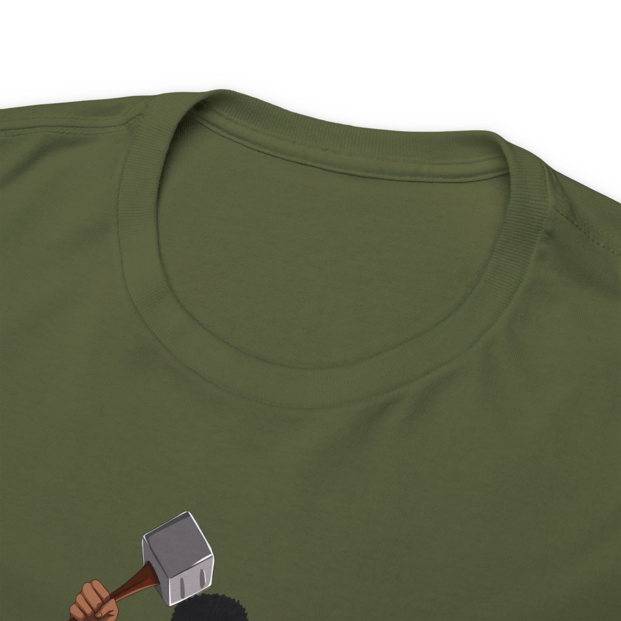 A person working hard to better his/herself - Heavy Cotton Self-Made T-shirt - Self-Made Man #9 - Breakthrough Collection
