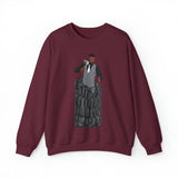 A person working hard to better his/herself - Self-Made Sweatshirt Heavy Blend™ Crewneck - Man #6 - Breakthrough Collection