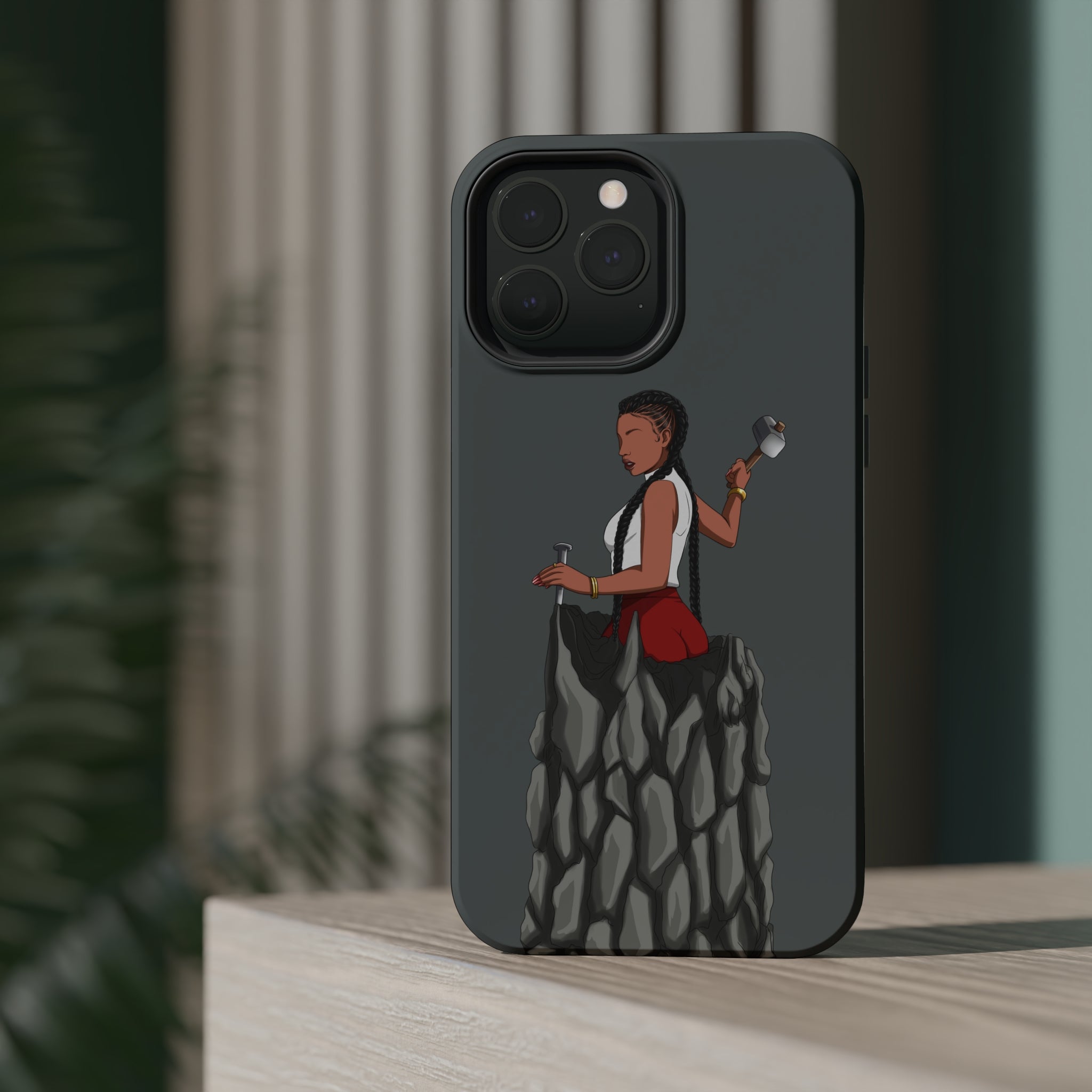 A person working hard to better his/herself - MagSafe Tough Case - #Woman #7 - Breakthrough Collection