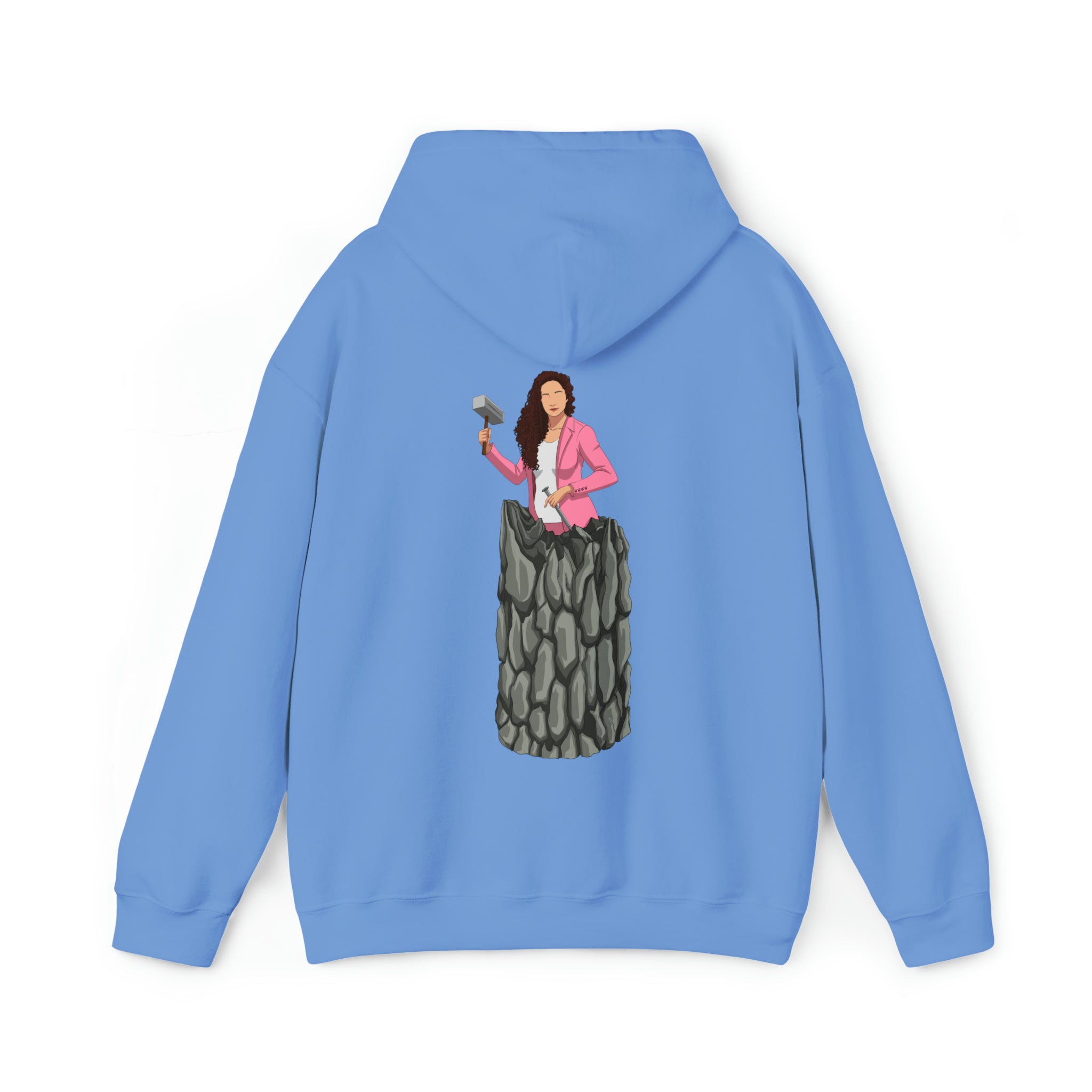 A person working hard to better his/herself - Heavy Blend™ Self-Made Hoodie - woman #13
