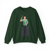A person working hard to better his/herself - Heavy Blend™ Crewneck Sweatshirt - Man #15 - Breakthrough Collection