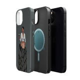 A person working hard to better his/herself - MagSafe Tough Case - self-made woman #1 - Breakthrough Collection