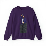 A person working hard to better his/herself - Self-Made Sweatshirt Heavy Blend™ Crewneck - Man #12 - Breakthrough Collection