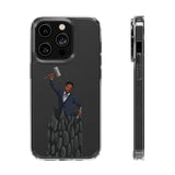 A person working hard to better his/herself - Clear Case - Self-Made Man #1 - Breakthrough Collection