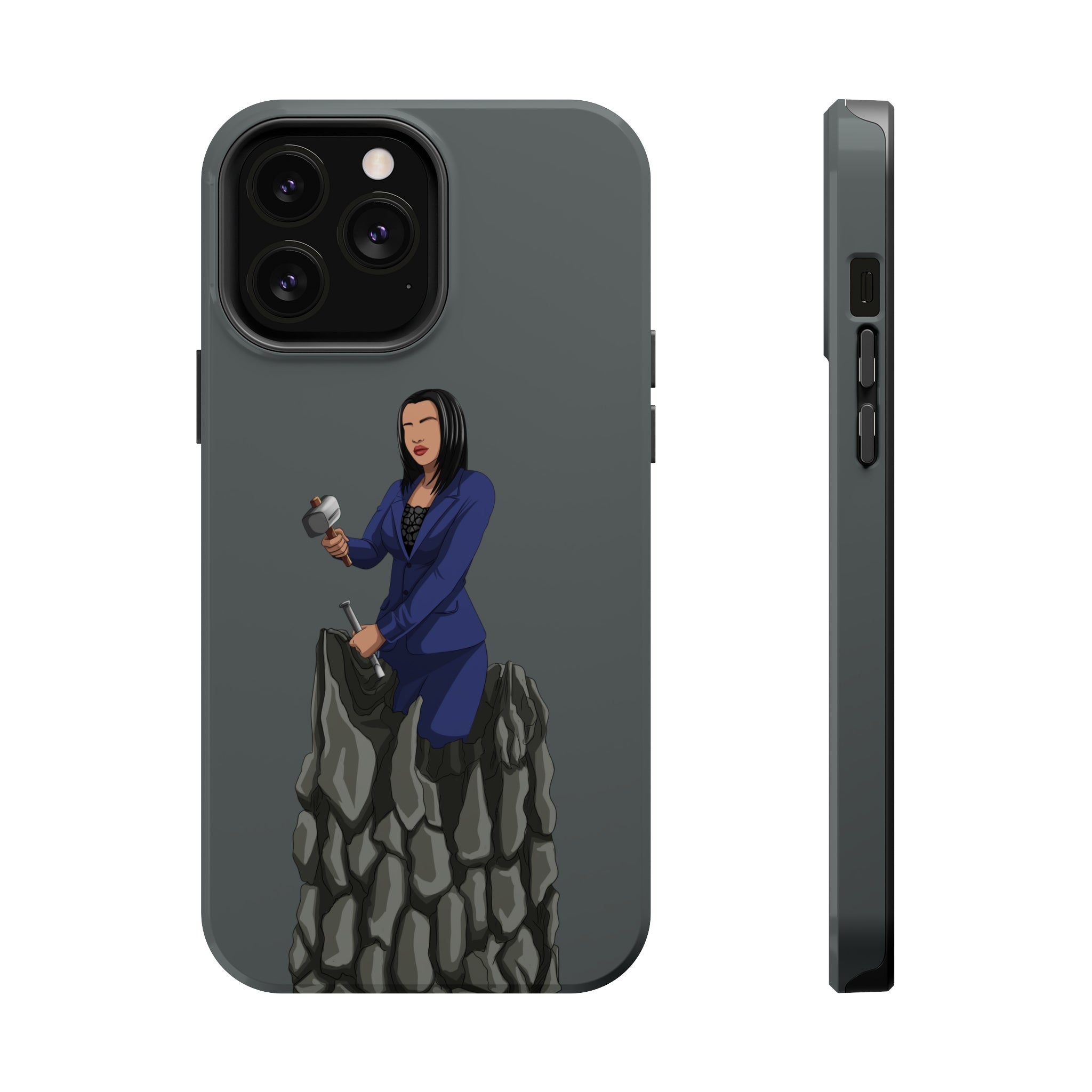 A person working hard to better his/herself - MagSafe Tough Case - self-made woman #2 - Breakthrough Collection
