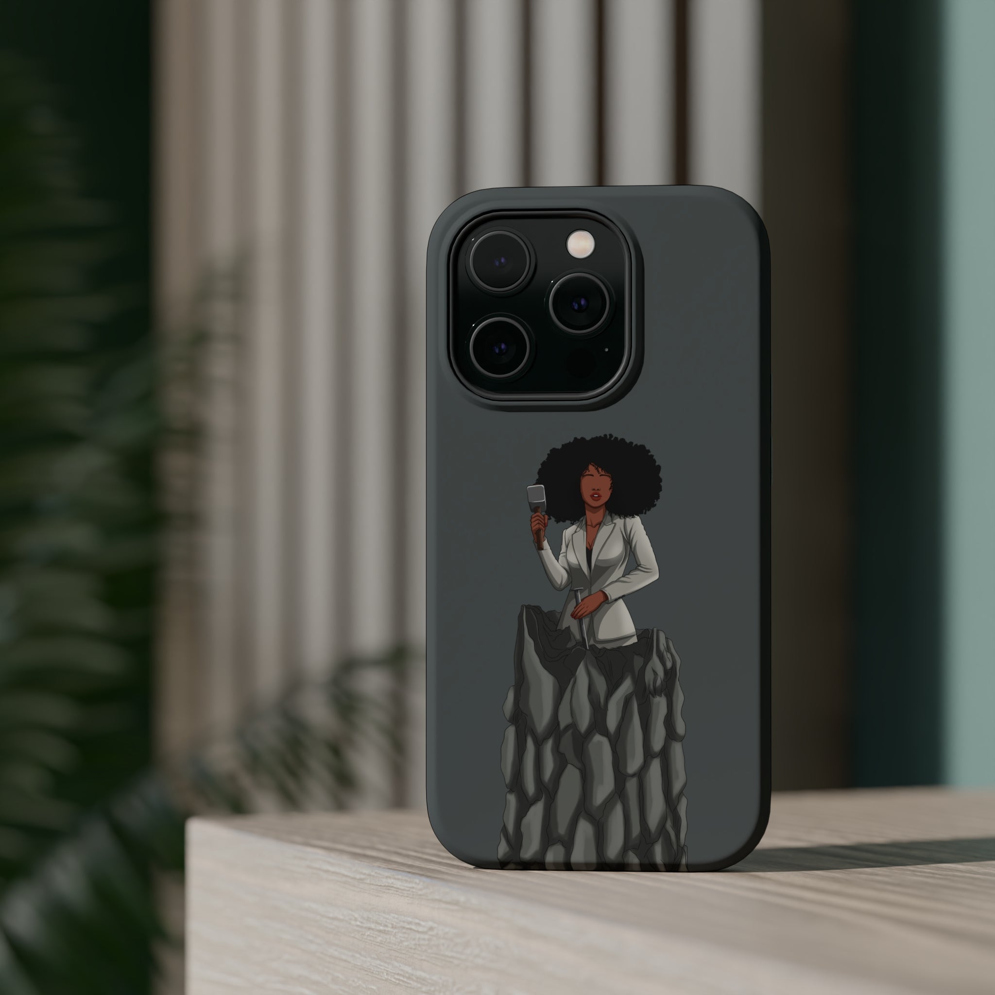 A person working hard to better his/herself - MagSafe Tough Case - self-made woman #6 - Breakthrough Collection