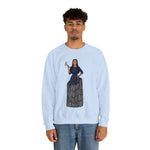 A person working hard to better his/herself - Self-Made Sweatshirt Heavy Blend™ Crewneck - woman #9 - Breakthrough Collection