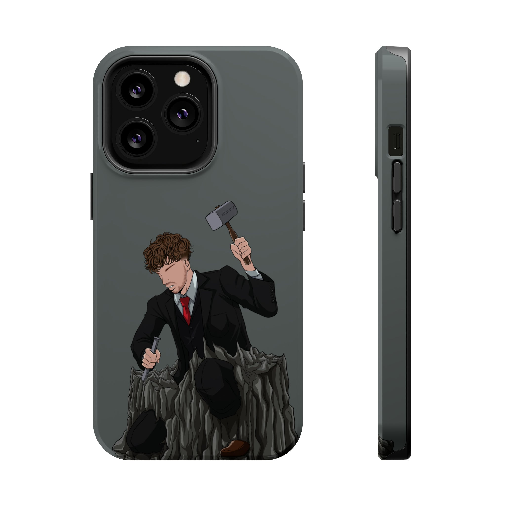 A person working hard to better his/herself - MagSafe Tough Case - Man #17 - Breakthrough Collection