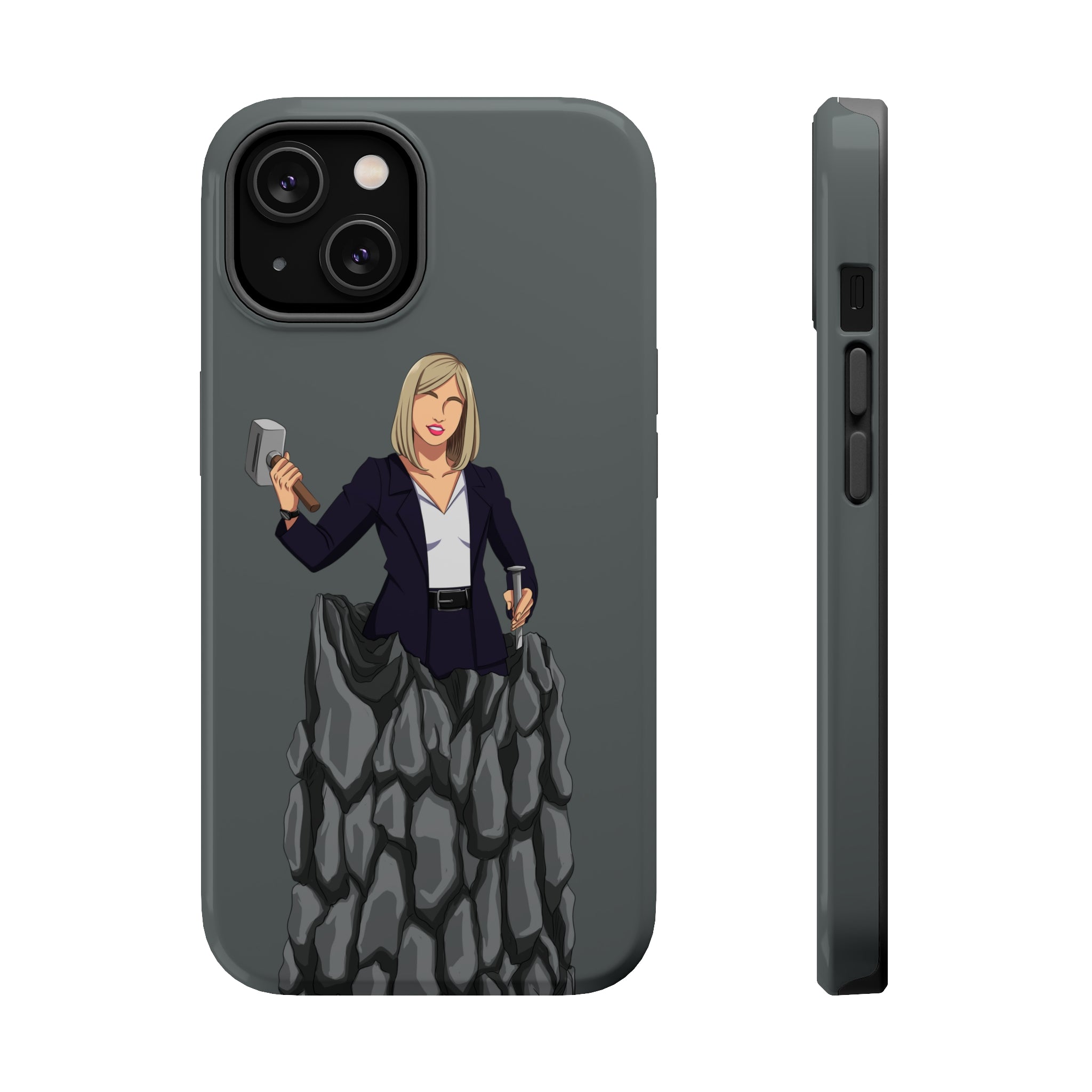 A person working hard to better his/herself - MagSafe Tough Case - self-made woman #3 - Breakthrough Collection