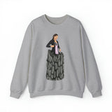 A person working hard to better his/herself - Self-Made Sweatshirt Heavy Blend™ Crewneck - woman #8 - Breakthrough Collection
