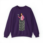 A person working hard to better his/herself - Self-Made Sweatshirt Heavy Blend™ Crewneck - woman #13 - Breakthrough Collection