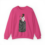 A person working hard to better his/herself - Self-Made Sweatshirt Heavy Blend™ Crewneck - woman #4 -Breakthrough Collection