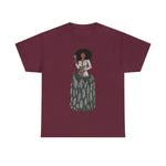 A person working hard to better his/herself - Heavy Cotton Self-Made T-shirt - self-made woman #6 - Breakthrough Collection