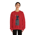 A person working hard to better his/herself - Self-Made Sweatshirt Heavy Blend™ Crewneck - woman #9 - Breakthrough Collection
