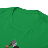 A person working hard to better his/herself - Heavy Cotton Self-Made T-shirt - Self-Made Man #9 - Breakthrough Collection