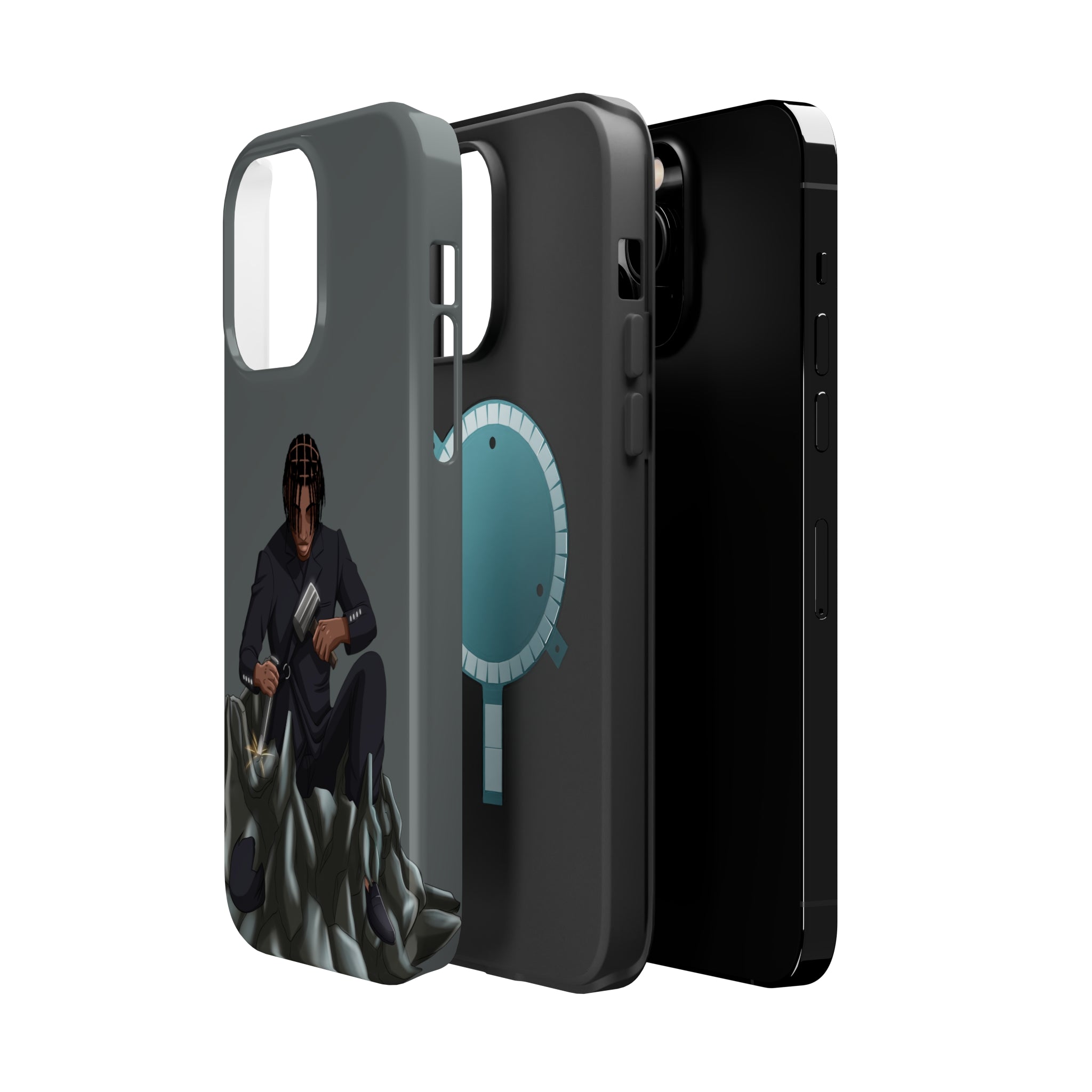 A person working hard to better his/herself - MagSafe Tough Case - Self-Made Man #13 - Breakthrough Collection