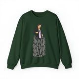 A person working hard to better his/herself - Self-Made Sweatshirt Heavy Blend™ Crewneck - woman #8 - Breakthrough Collection
