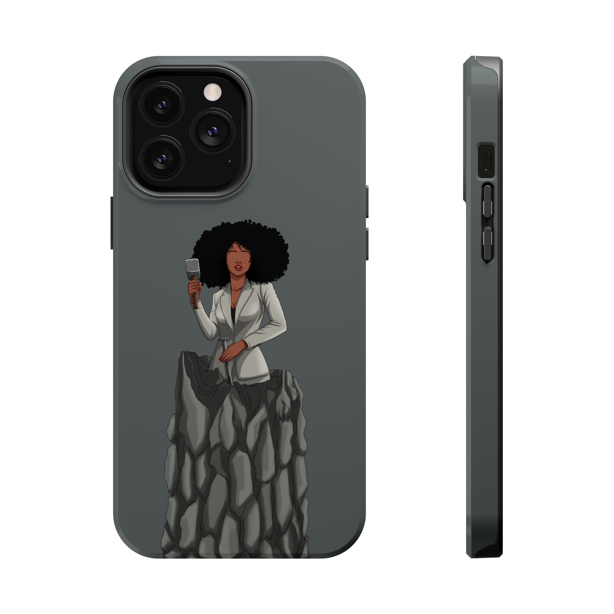 A person working hard to better his/herself - MagSafe Tough Case - self-made woman #6 - Breakthrough Collection