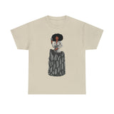 A person working hard to better his/herself - Heavy Cotton Self-Made T-shirt - self-made woman #6 - Breakthrough Collection