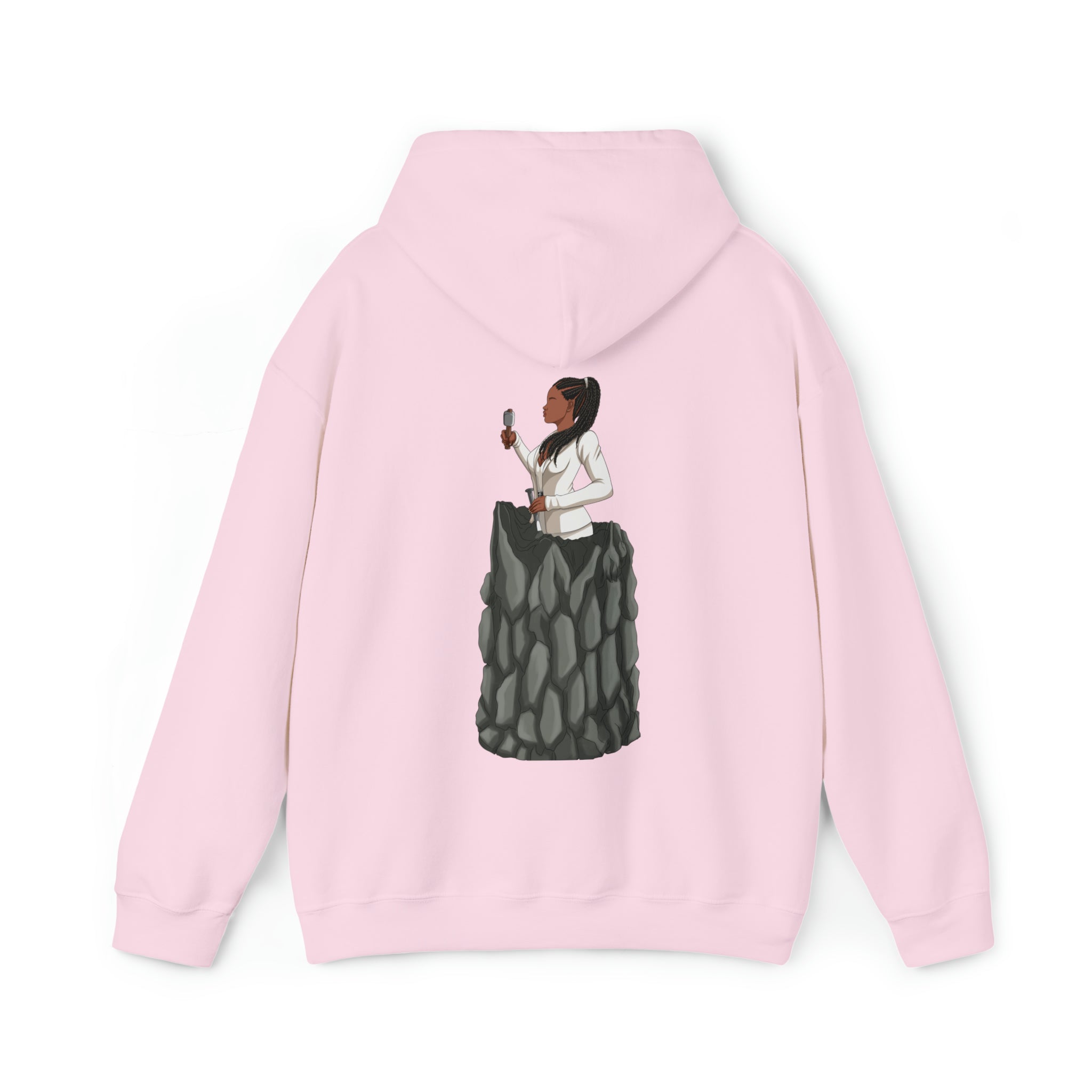 A person working hard to better his/herself - Heavy Blend™ Self-Made Hoodie - woman #4 - Breakthrough Collection
