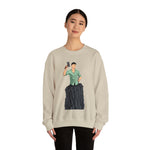 A person working hard to better his/herself - Heavy Blend™ Crewneck Sweatshirt - Man #15 - Breakthrough Collection