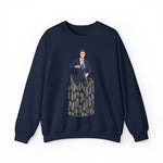 A person working hard to better his/herself - Self-Made Sweatshirt Heavy Blend™ Crewneck - Man #5 - Breakthrough Collection