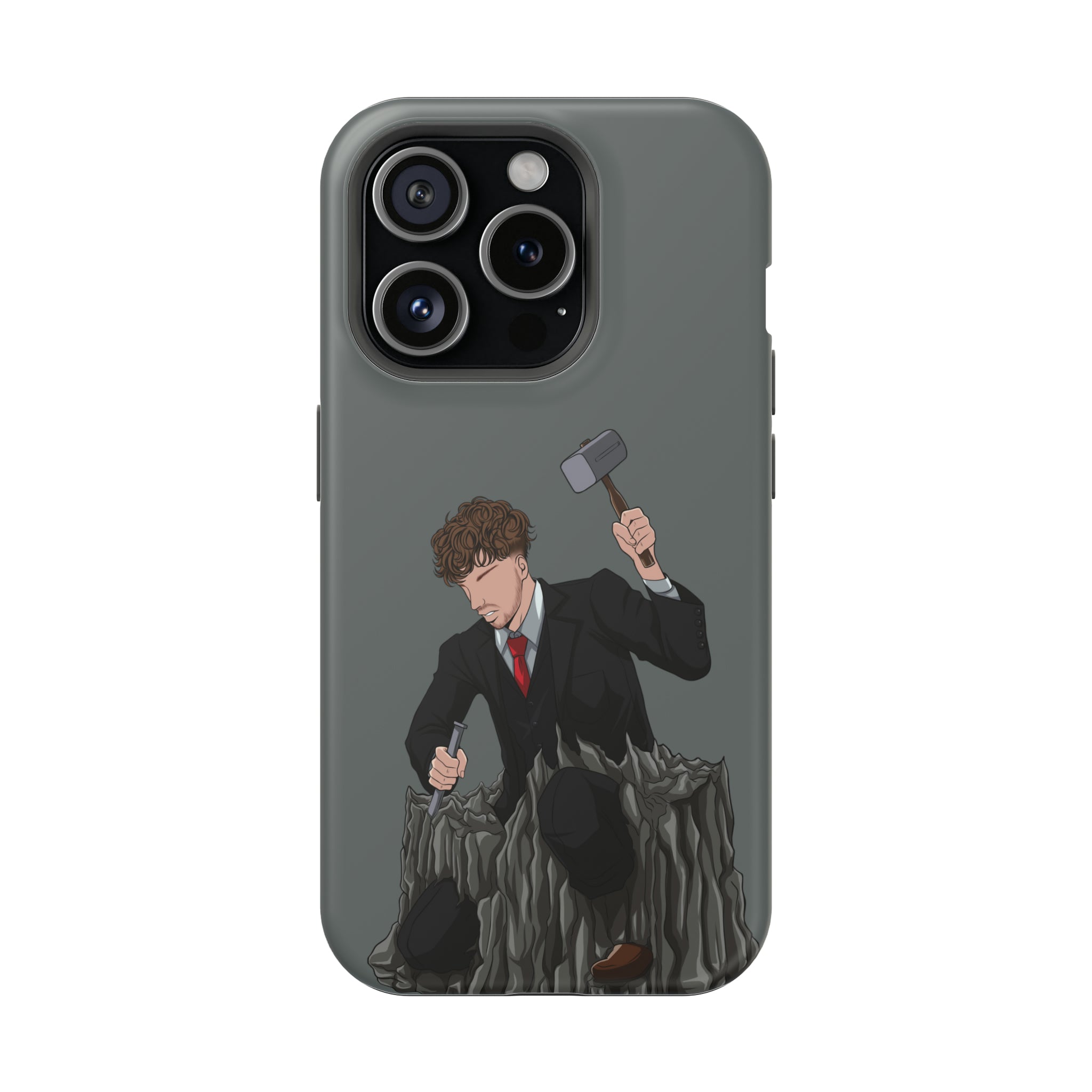 A person working hard to better his/herself - MagSafe Tough Case - Man #17 - Breakthrough Collection