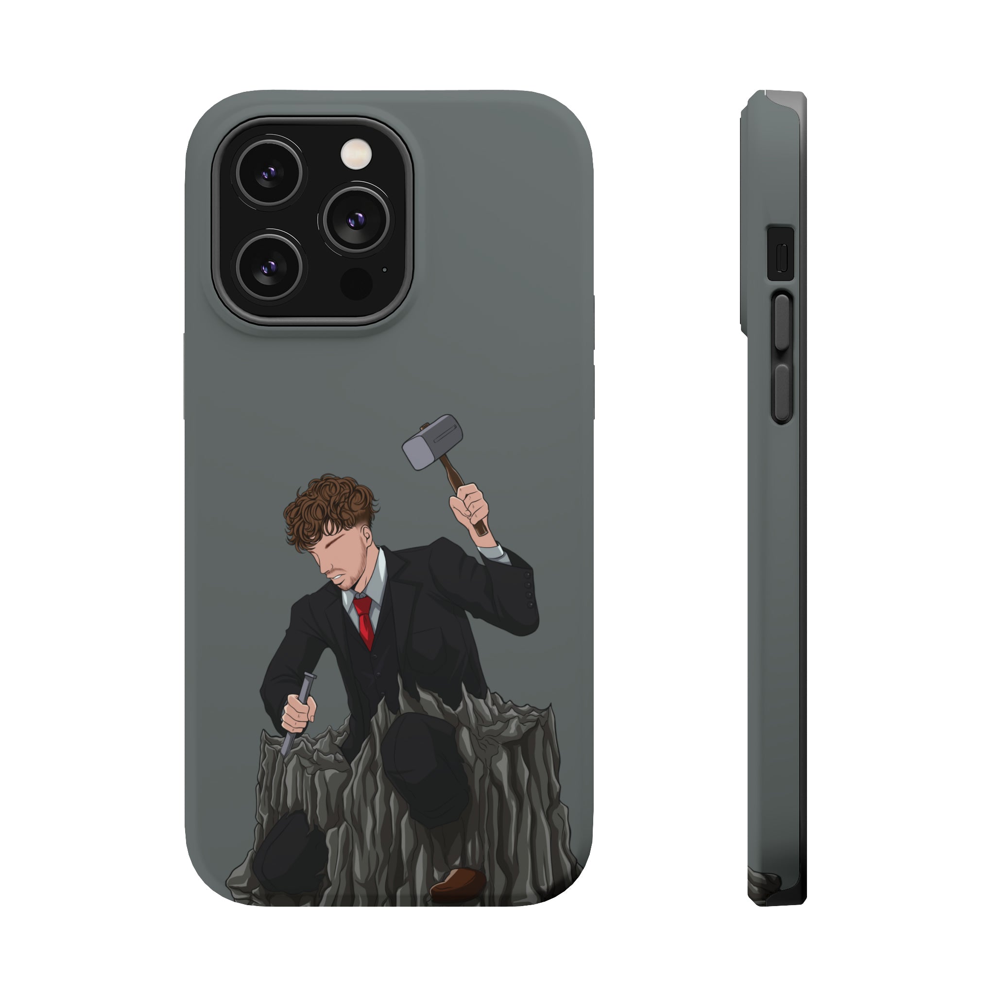 A person working hard to better his/herself - MagSafe Tough Case - Man #17 - Breakthrough Collection