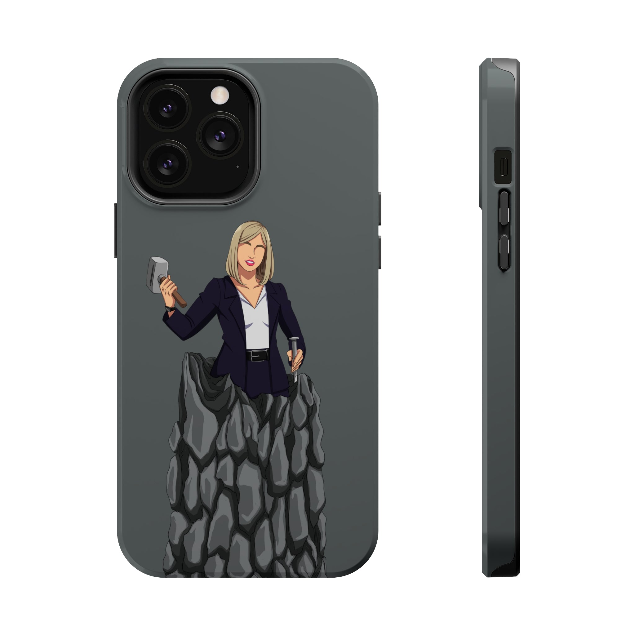 A person working hard to better his/herself - MagSafe Tough Case - self-made woman #3 - Breakthrough Collection