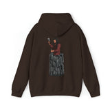 A person working hard to better his/herself - Heavy Blend™ Self-Made Hoodie - Man #2