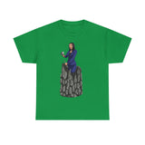 A person working hard to better his/herself - Heavy Cotton Self-Made T-shirt - self-made woman #2 - Breakthrough Collection