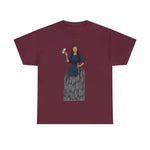 A person working hard to better his/herself - Heavy Cotton Self-Made T-shirt - self-made woman #9 - Breakthrough Collection