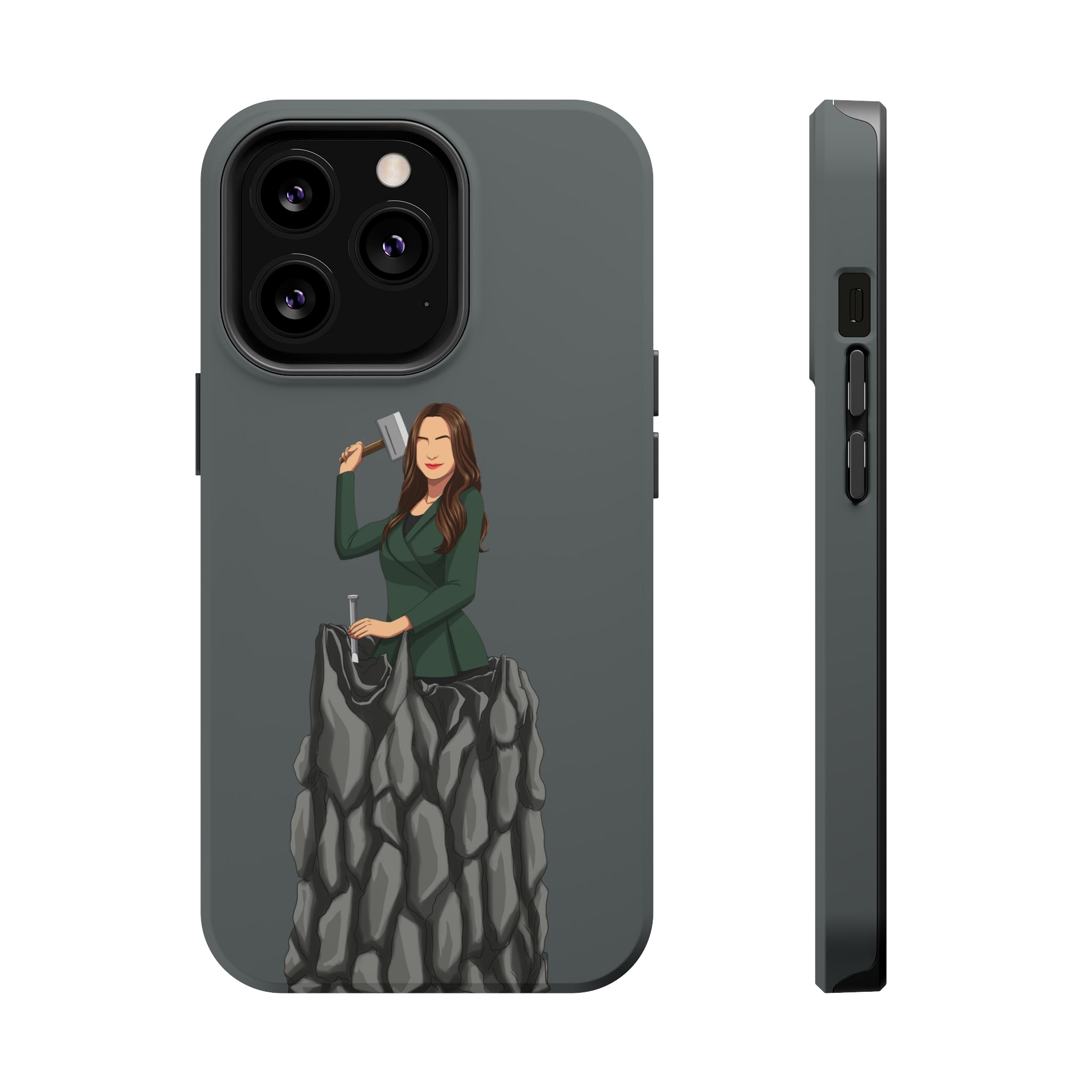 A person working hard to better his/herself - MagSafe Tough Case - self-made woman #5 - Breakthrough Collection