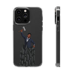 A person working hard to better his/herself - Clear Case - Self-Made Man #1 - Breakthrough Collection