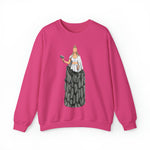A person working hard to better his/herself - Self-Made Sweatshirt Heavy Blend™ Crewneck - woman #11 - Breakthrough Collection