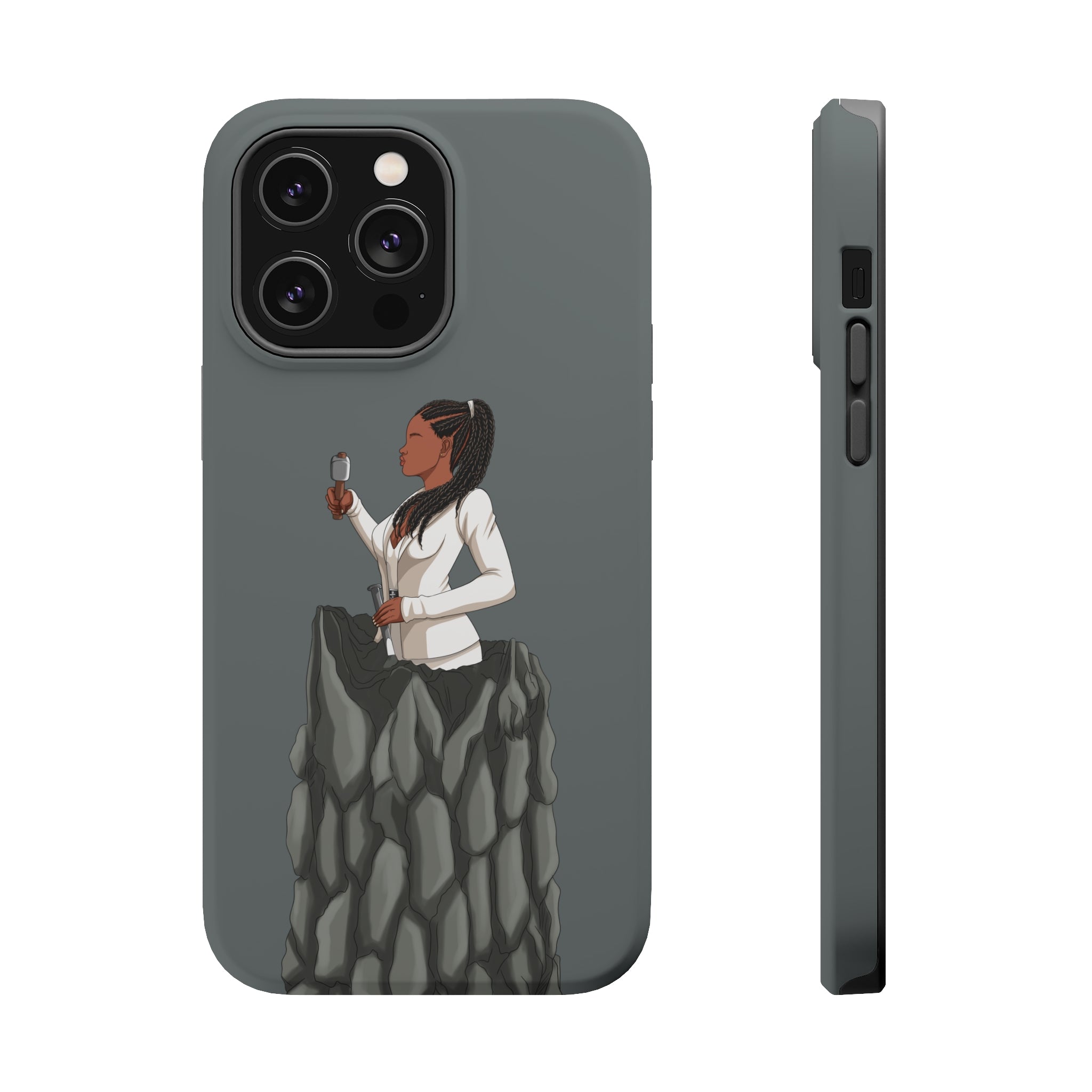 A person working hard to better his/herself - MagSafe Tough Case - self-made woman #4 - Breakthrough Collection