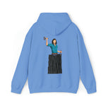 A person working hard to better his/herself - Heavy Blend™ Self-Made Hoodie - Man #10