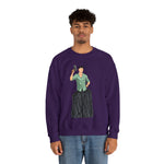 A person working hard to better his/herself - Heavy Blend™ Crewneck Sweatshirt - Man #15 - Breakthrough Collection