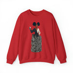 A person working hard to better his/herself - Self-Made Sweatshirt Heavy Blend™ Crewneck - woman #10 - Breakthrough Collection