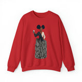 A person working hard to better his/herself - Self-Made Sweatshirt Heavy Blend™ Crewneck - woman #10 - Breakthrough Collection