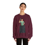 A person working hard to better his/herself - Heavy Blend™ Crewneck Sweatshirt - Man #15 - Breakthrough Collection
