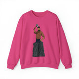 A person working hard to better his/herself - Self-Made Sweatshirt Heavy Blend™ Crewneck - Man #9 - Breakthrough Collection