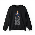 A person working hard to better his/herself - Self-Made Sweatshirt Heavy Blend™ Crewneck - Man #5 - Breakthrough Collection