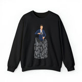 A person working hard to better his/herself - Self-Made Sweatshirt Heavy Blend™ Crewneck - Man #5 - Breakthrough Collection