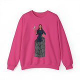 A person working hard to better his/herself - Self-Made Sweatshirt Heavy Blend™ Crewneck - woman #9 - Breakthrough Collection