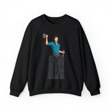 A person working hard to better his/herself - Self-Made Sweatshirt Heavy Blend™ Crewneck - Man #10 - Breakthrough Collection