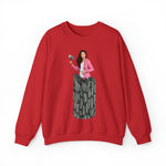 A person working hard to better his/herself - Self-Made Sweatshirt Heavy Blend™ Crewneck - woman #13 - Breakthrough Collection