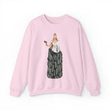 A person working hard to better his/herself - Self-Made Sweatshirt Heavy Blend™ Crewneck - woman #11 - Breakthrough Collection