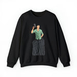 A person working hard to better his/herself - Heavy Blend™ Crewneck Sweatshirt - Man #15 - Breakthrough Collection